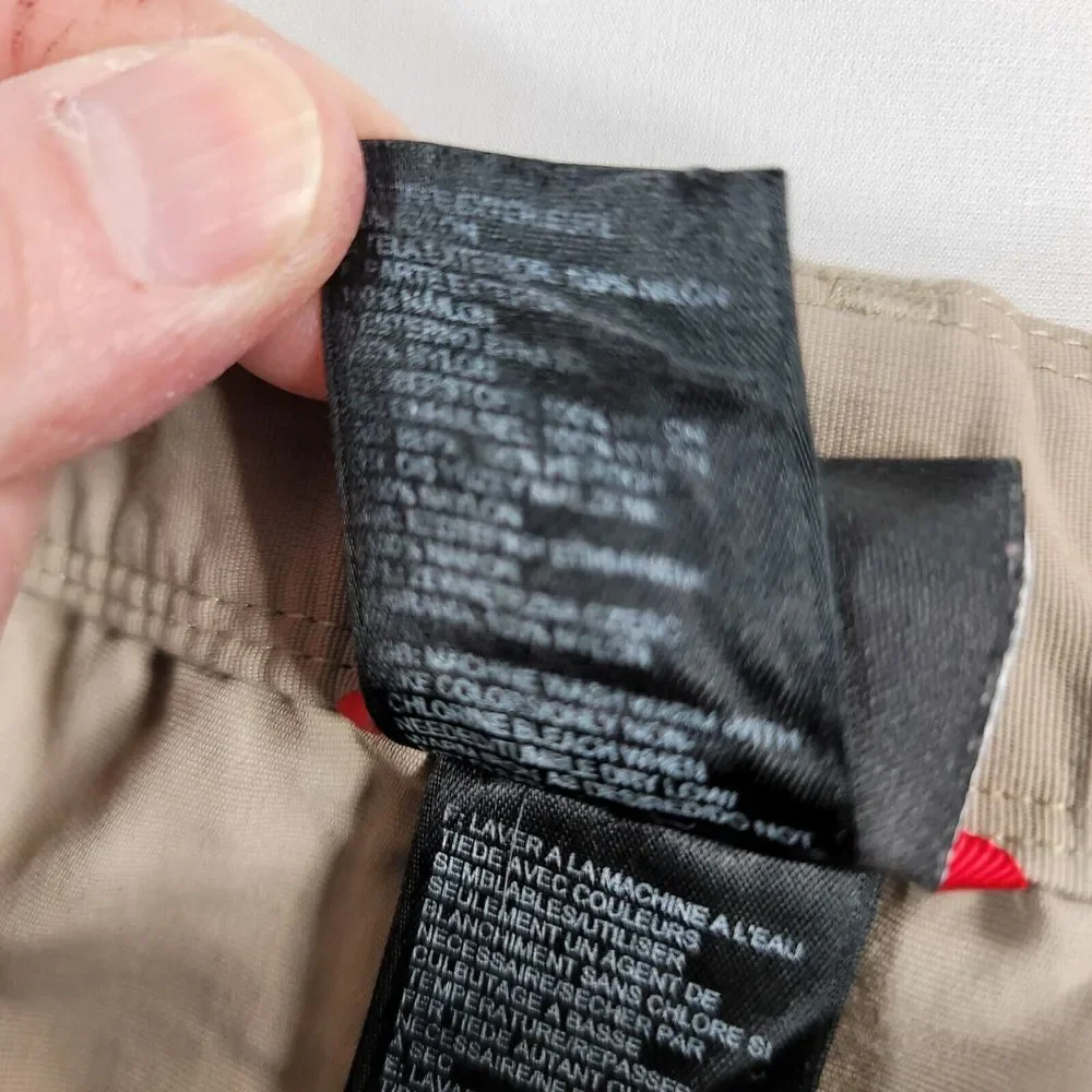 The North Face Cargo Shorts Men's Medium Tan Stretch Summer‎ Beach Regular Fit